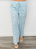 Lt Blue Striped Seashell Wide Leg Pants (Reg.)