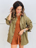 Contrast Button Down Shacket (Reg.) - 4 Colors