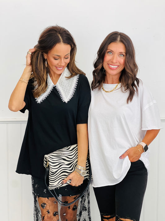 Oversized Short Sleeve Tee (Reg.) - 2 Colors