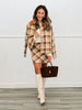Taupe Plaid Barn Jacket (Reg.)