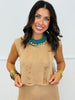 Camel Sleeveless Top & Maxi Skirt Set (Reg.)