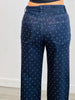Dark Blue Denim Beaded Pants (Reg.)