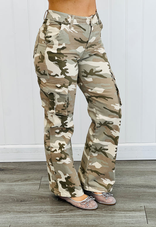 Light Camo Cargo Pants (Reg.)