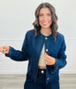 Denim Button Up Cardigan (Reg.)