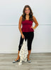 Peplum Cami Tank Top (Reg.) - 4 Colors