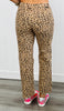 Risen Live Out Loud Leopard Ankle Jeans (Reg & Plus)