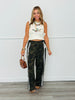 Camo Side Stripe Wide Leg Pants (Reg.)