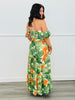 Tropical Dream Floral Print Maxi Dress (Reg & Plus)