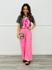 Polka Dot Zip Fly Pants (Reg.) -3 Colors