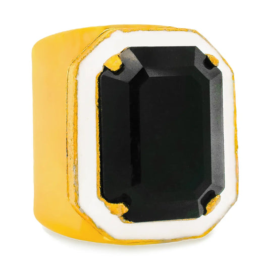 TOVA -The Big Dakota Ring - White