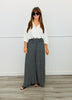 Black/White Chevron Striped Palazzo Pants (Reg & Plus)