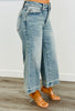 Judy Blue Willow Wide Leg Crop Jeans (Reg. and Plus)