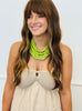 Taupe Crochet Bra Halter Maxi Dress (Reg & Plus)