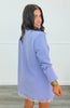 Lilac Lace Detail Blazer (One Size)
