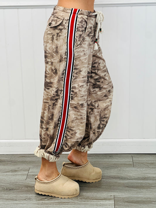 POL Tan Camo Roomy Legs Pants (Reg.)