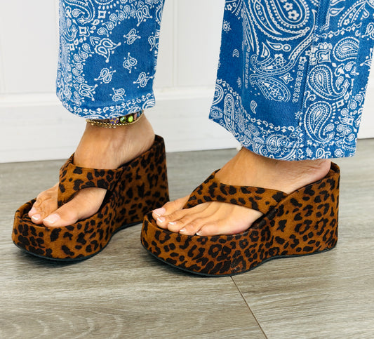Walk on the Wild Side Platform Sandals