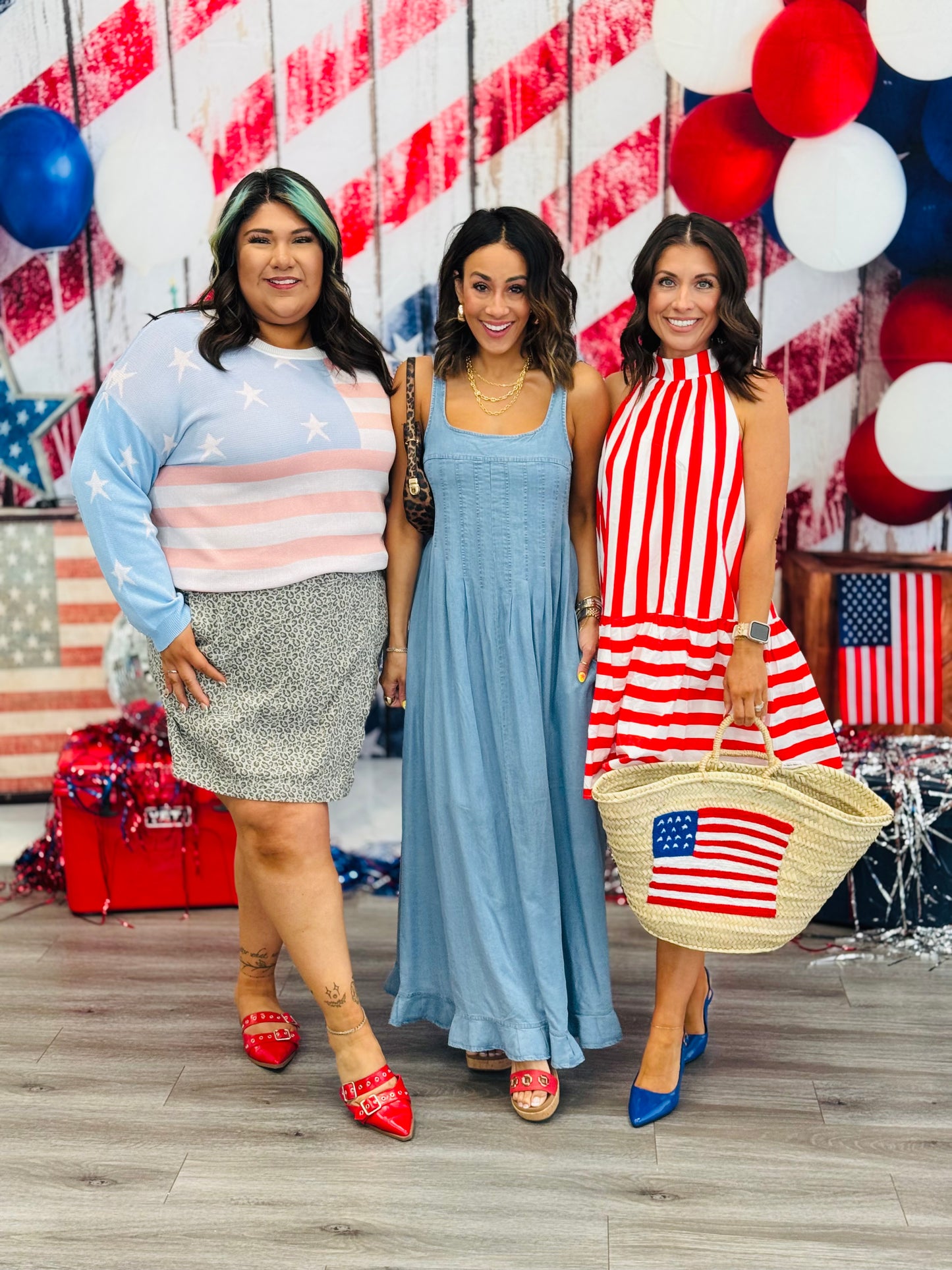 Denim Sleeveless Maxi Dress (Reg.)