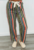Multi Stripes String Barrel Pants (Reg.)