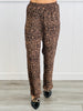 Mocha Leopard Shirt & Pants Set (Reg & Plus)