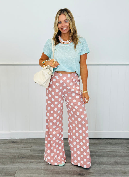 Blush Polka Dot Pants (Reg.)
