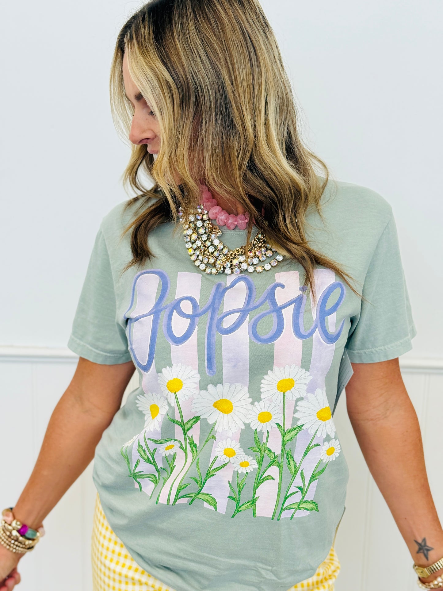 Oopsie Daisy Graphic Tee (Reg. and Plus)