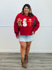 Corduroy Christmas Patch Sweatshirt (Reg.) - 2 Colors