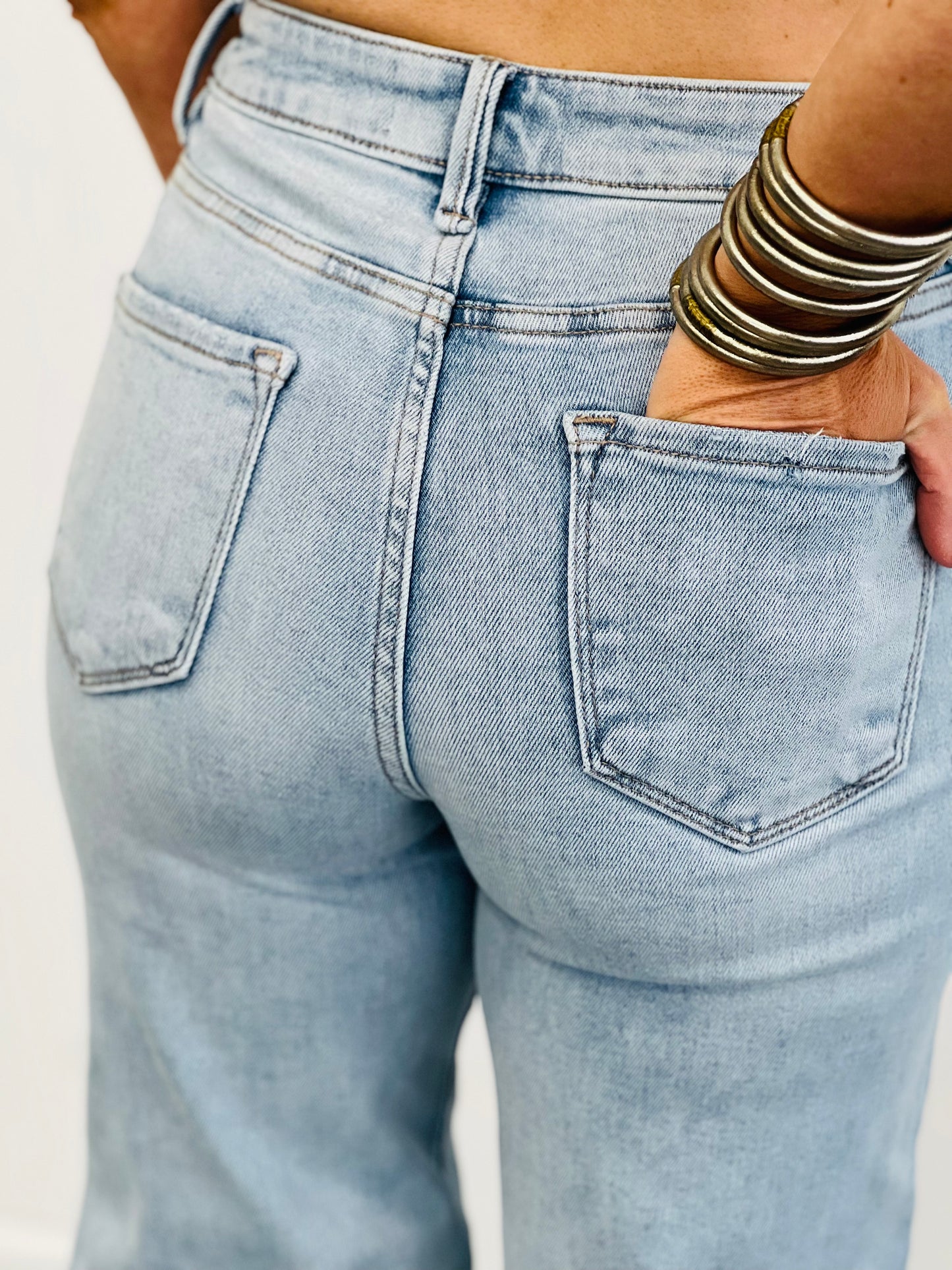Risen Light Totally You Tummy Control Cuff Jeans (Reg & Plus)