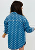 Vintage Wash Denim Polka Dot Shacket (Reg.)