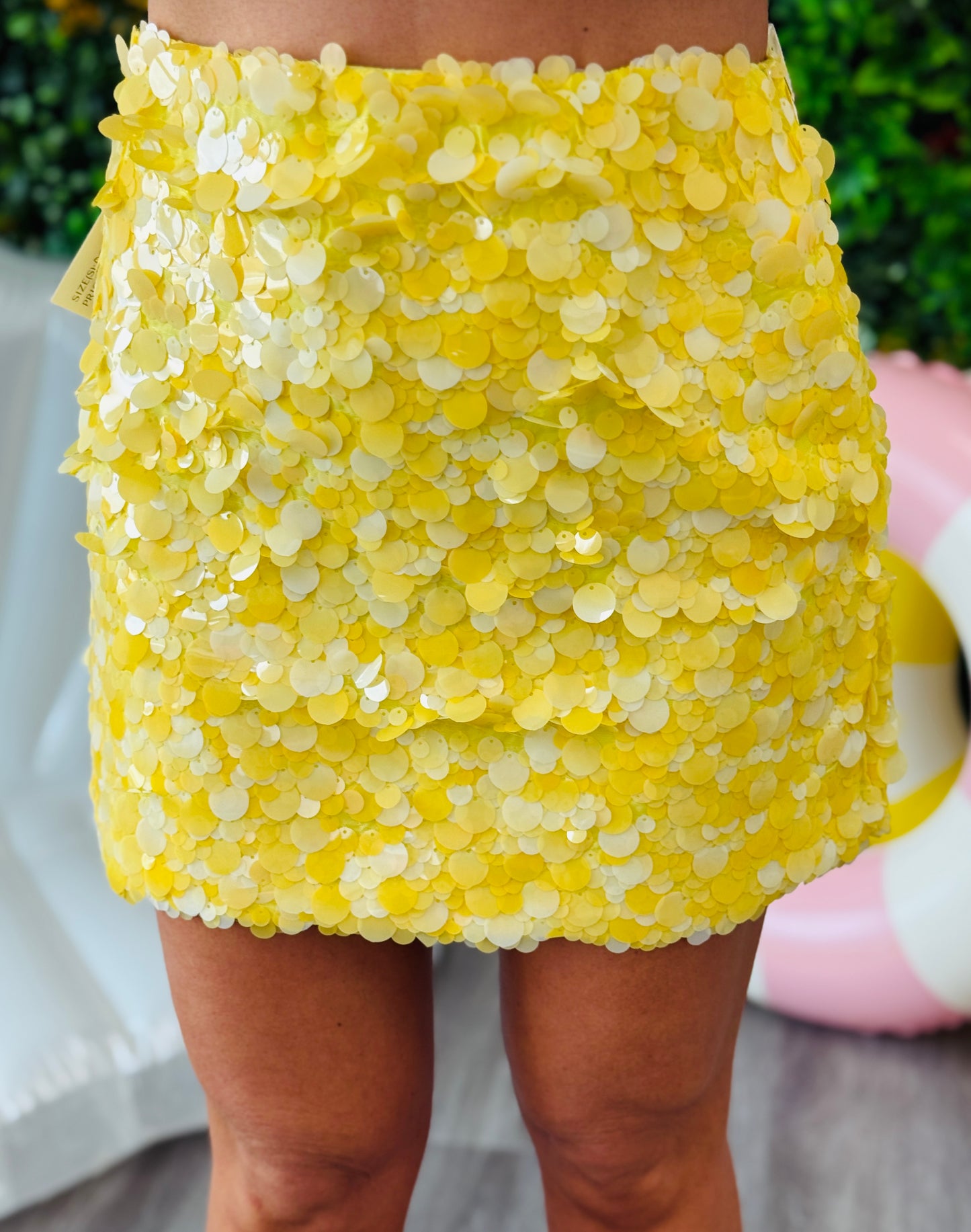 Sequin Embellished Mini Skirt (One Size) - 3 Colors