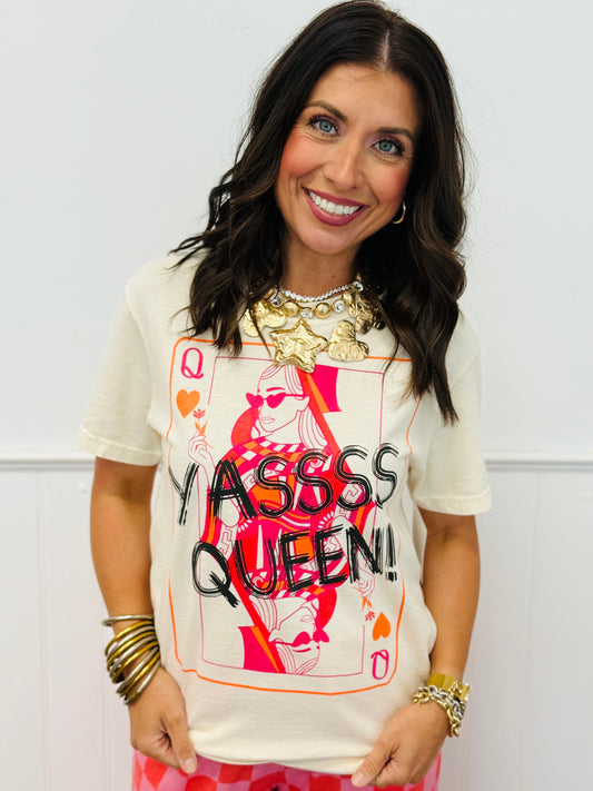 Yassss Queen Graphic Tee (Reg. and Plus)