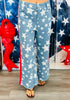 Light Denim Stripe & Stars Zip Fly Pants (Reg.)