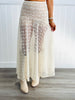 Cream Lace Maxi Skirt (Reg.)