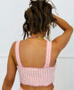 Pink Gingham Crop Top & Maxi Skirt Set (Reg.)
