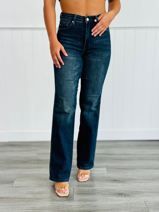 Judy Blue Tummy Control Everything You Need Straight Jeans (Reg. and Plus) - 2 Lengths