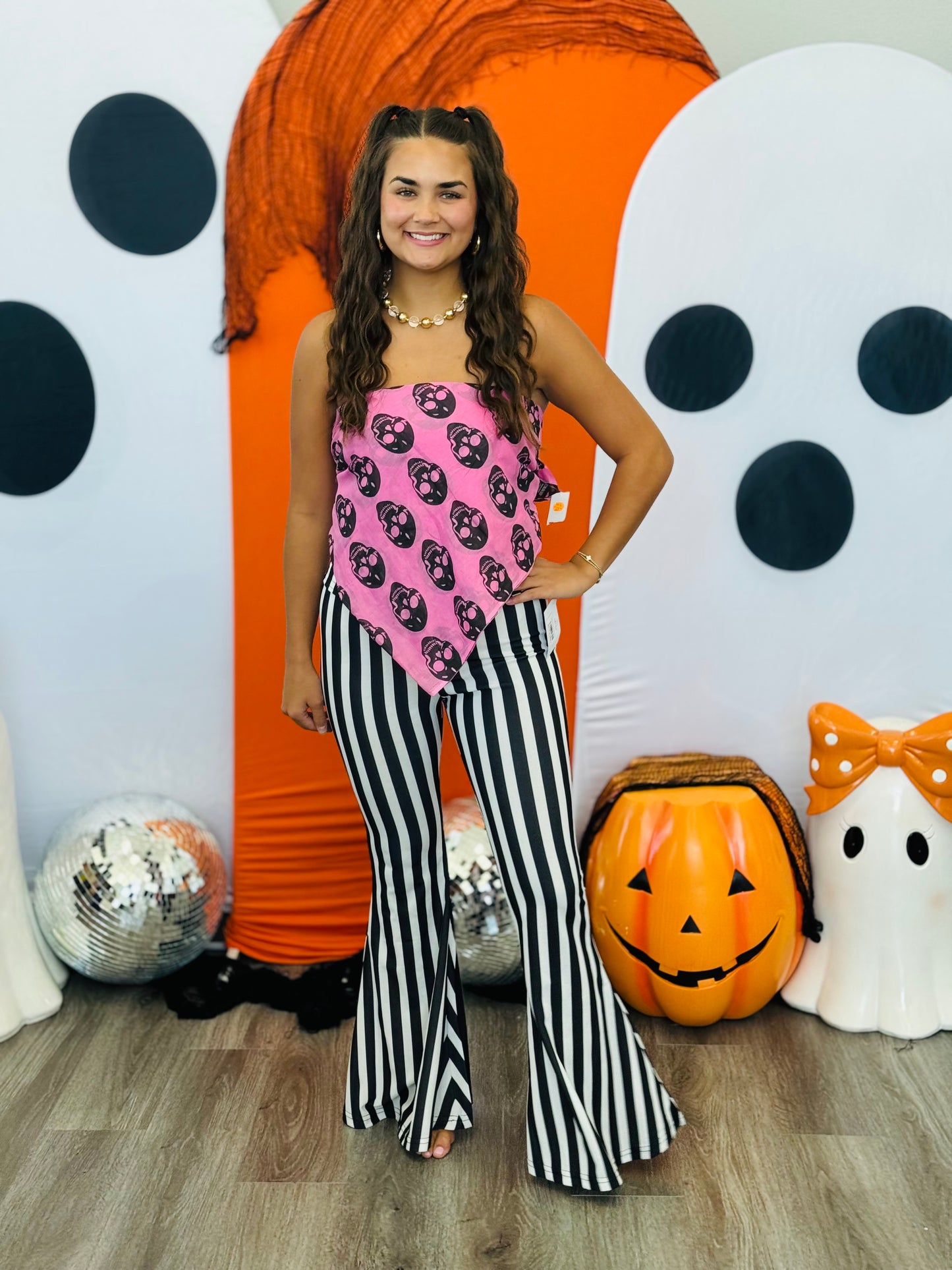 Stay Rowdy Striped Pants (Reg. and Plus)