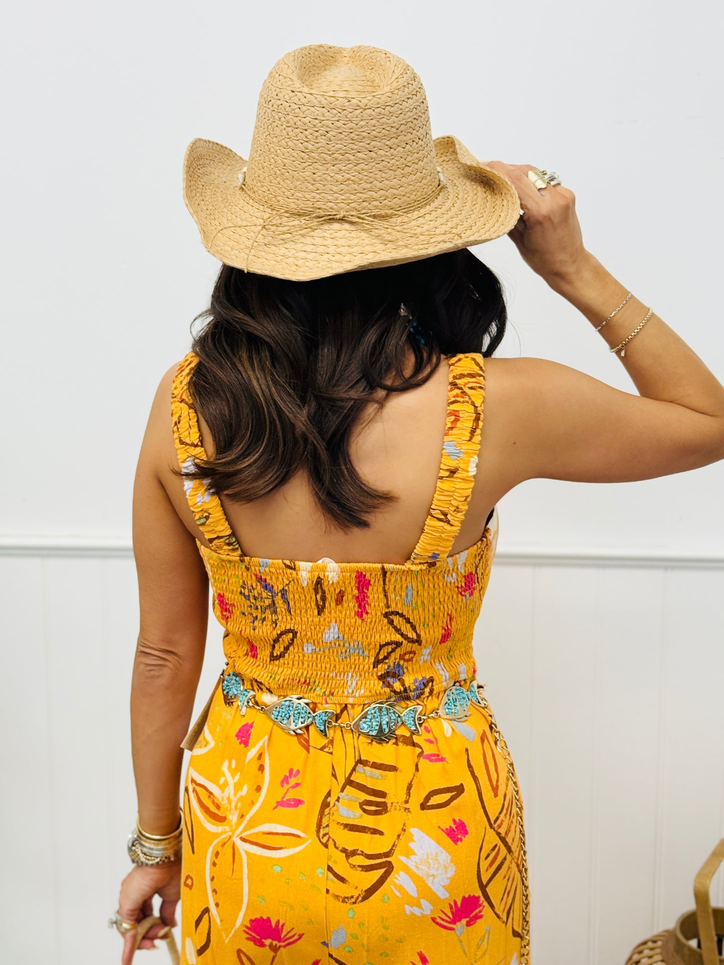 Tangerine Ric Rac Midi Jumpsuit (Reg & Plus)