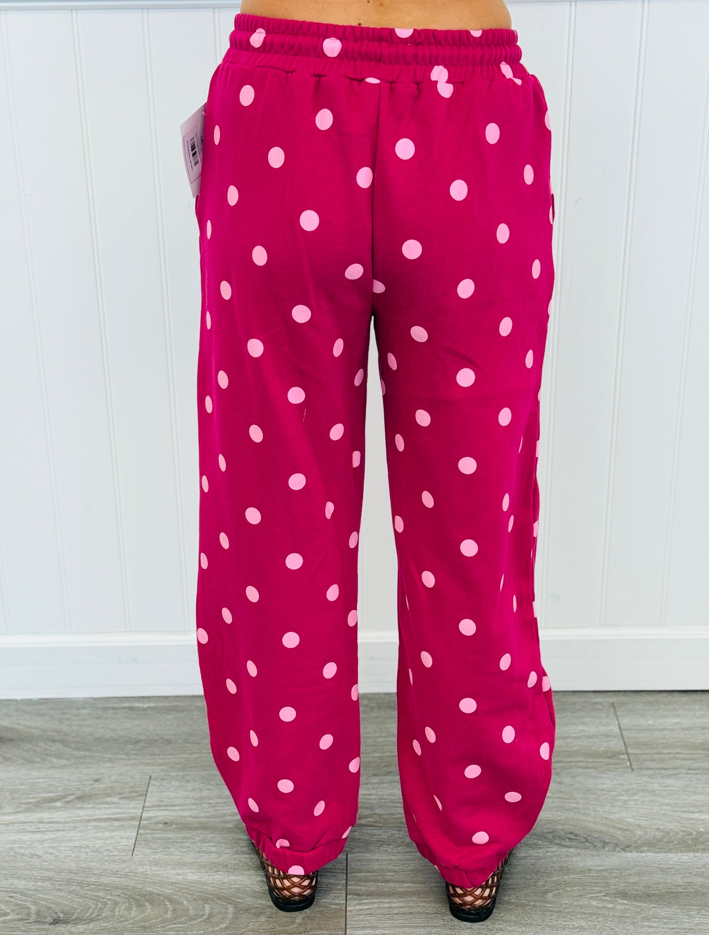 Playful Polka Dot Jogger Pants (Reg.) - 4 Colors