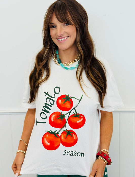 Cream Tomatoes Graphic Tee (Reg.)