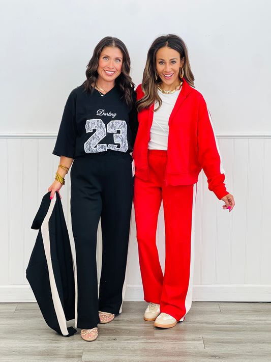 Scuba Modal Striped Active Pant (Reg.)-2 Colors