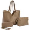 The Amelia Faux Leather Bag Set (5 colors)