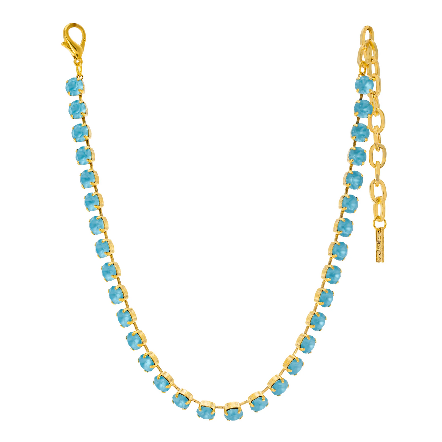 TOVA - The Oakland Necklace - Aquamarine Matt
