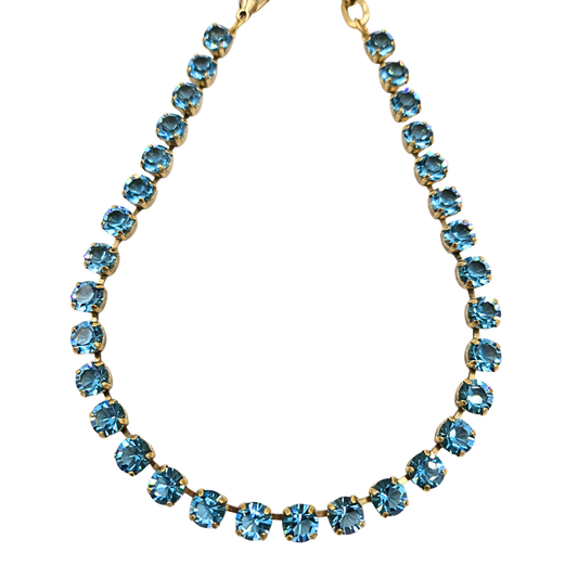 TOVA - The Oakland Necklace - Unfoiled Aquamarine