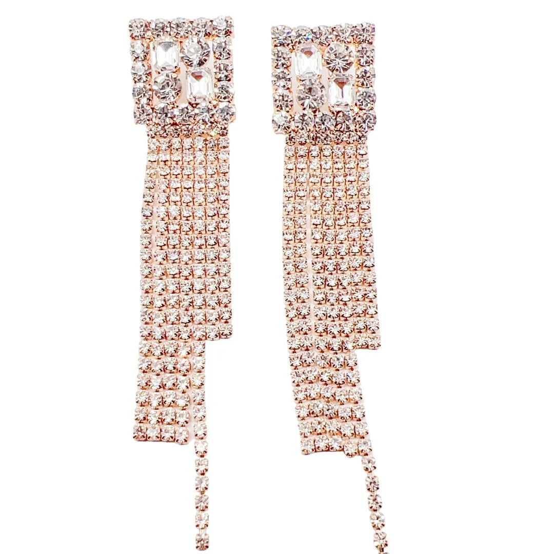 TJ -Square Dangle Earrings - 3 Colors
