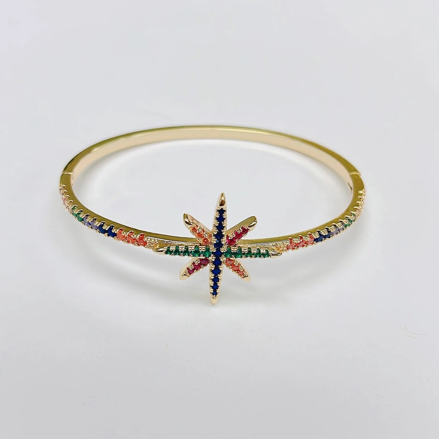 TJ - Rainbow Starburst Bangle