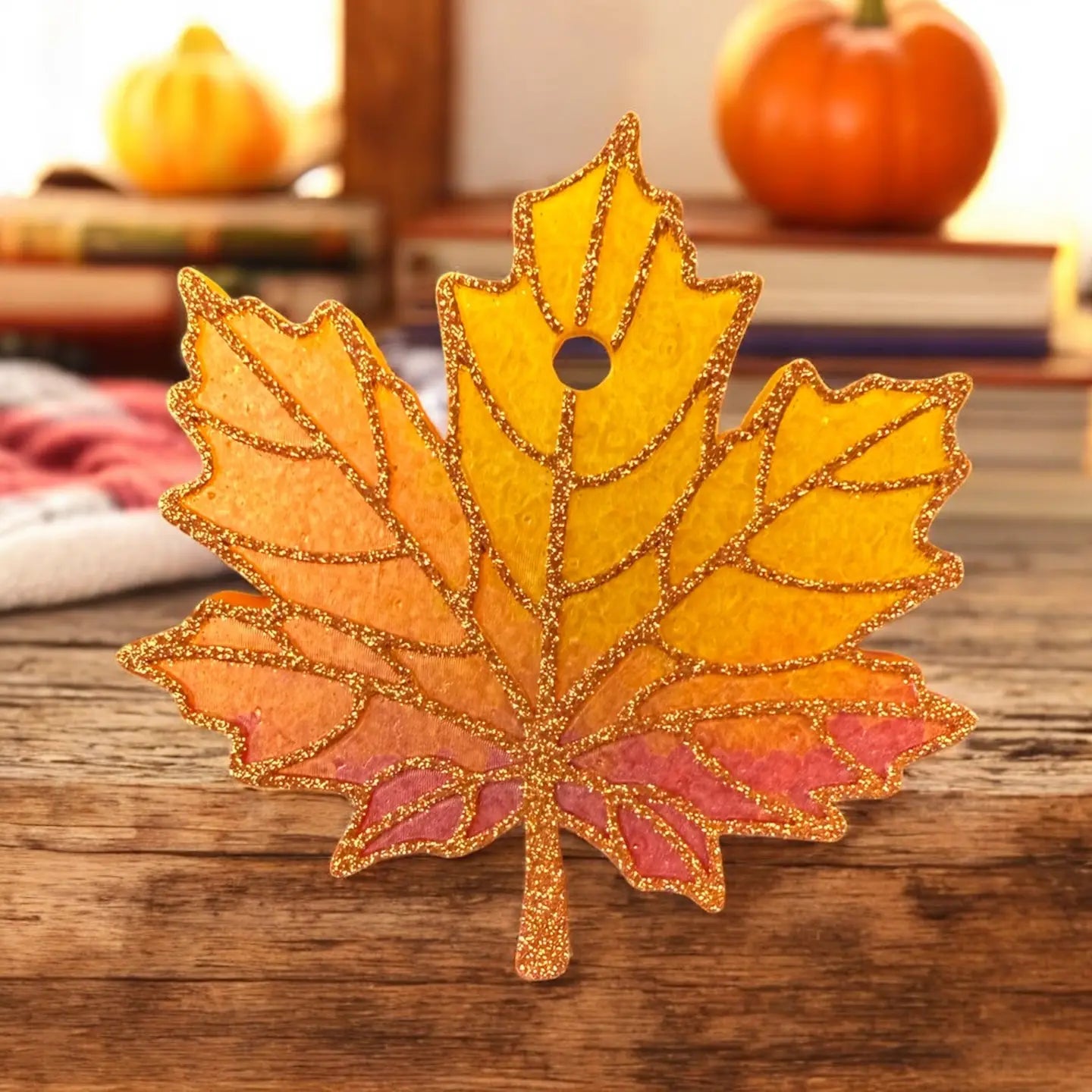Autumn Leaf Freshie - Cozy Vanilla