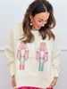 Cream Nutcracker Embroidered Sweater (Reg.)