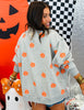 Off White/Heather Grey Halloween Sweatshirt (Reg.)