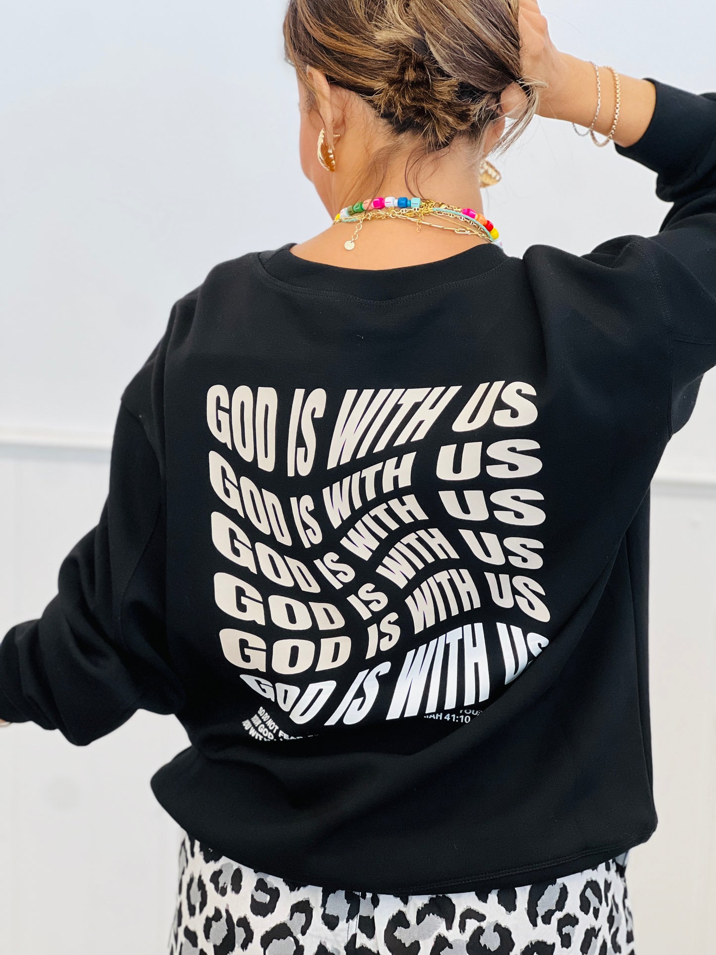 God Is With Us Graphic Sweatshirt (Reg & Plus)