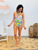 Multi Mixed Print One Piece Swimsuit (Reg.)