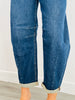 Risen Slouchy Crop Barrel Textured Jeans (Reg & Plus)